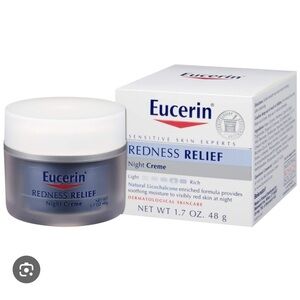 Eucerin Redness Relief, Night Creme 1.70 oz New In Box NIB